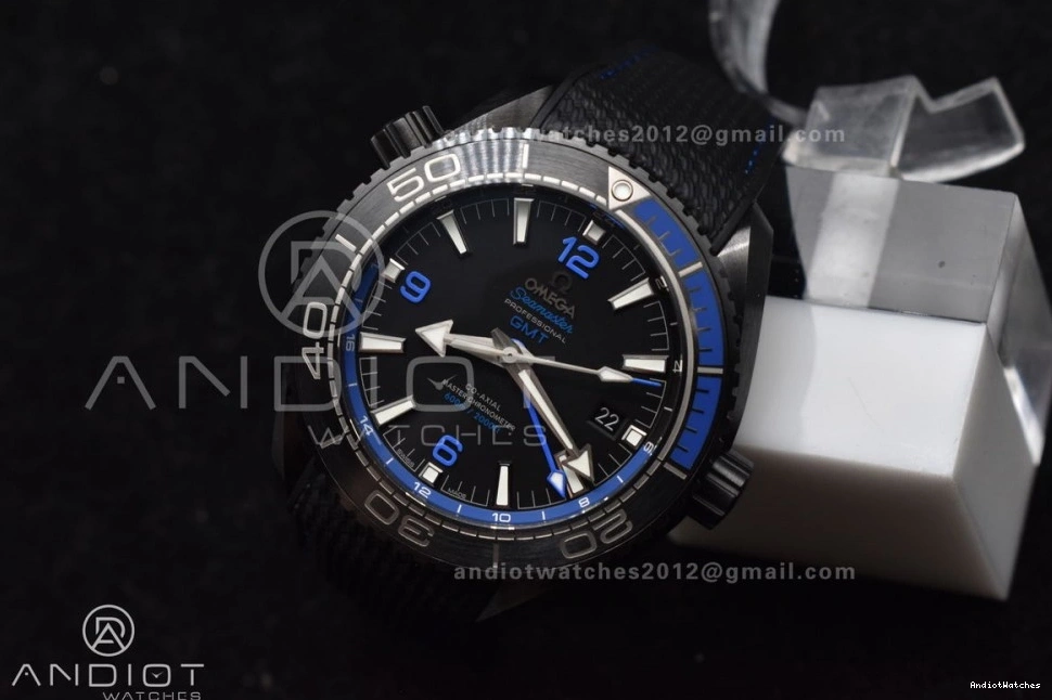 on Real 1023 Edition VSF Super 1:1 Ocean Best Black Strap Planet A8906 Black Blue Deep Clone Ceramic 45.5mm Nylon HighQuality 1231